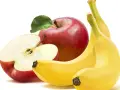 Mele rosse e banane gialle, un duo che spiega perchè le mele fanno maturare la frutta.