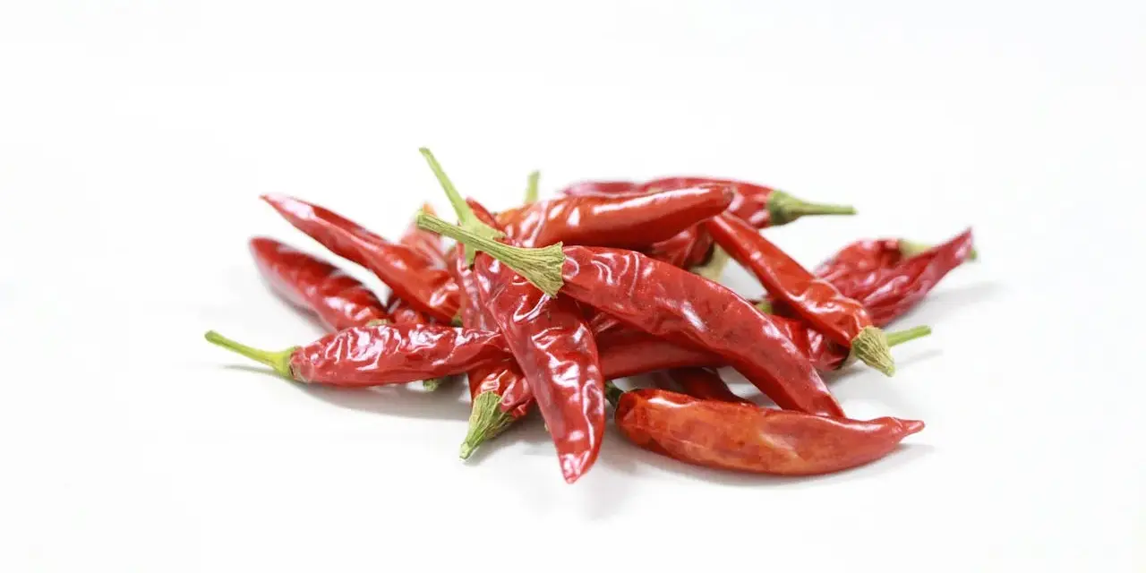 Un mucchio di peperoncini secchi rossi, pronti a dare un tocco piccante ai tuoi piatti.